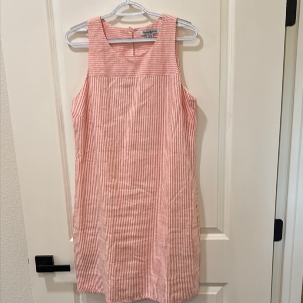 Tommy Bahama Salmon Striped Dress